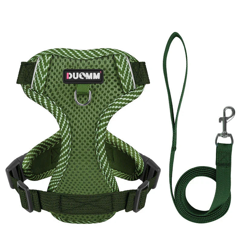 Reflective Dog Harness with Leash for Small Dogs