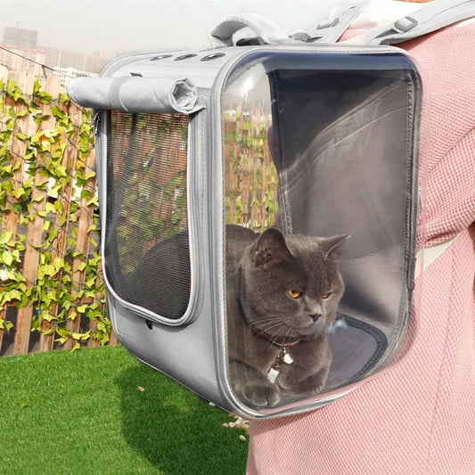 Cat Carrier Bag With Viewing Window - Robust Portable Pet Bag For Traveling