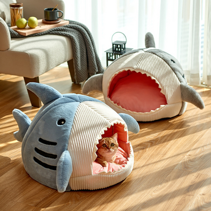 Portable Cat Cave With Cuddly Cushion