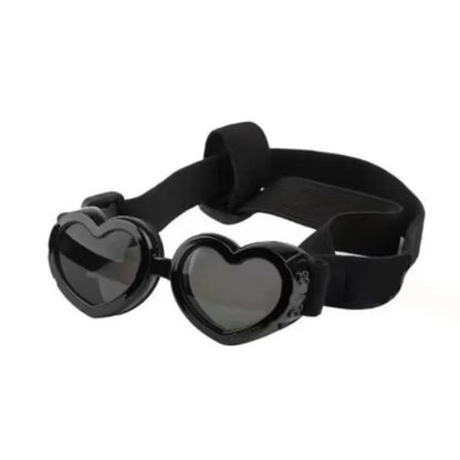 Heart - Shaped Dog Sunglasses With Adjustable Strap - Uv Protection For Dogs ' Eyes