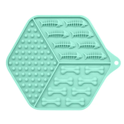 Silicone Feeding Mat For Dogs And Cats - Non-slip Lick Mat For Meals And Snacks