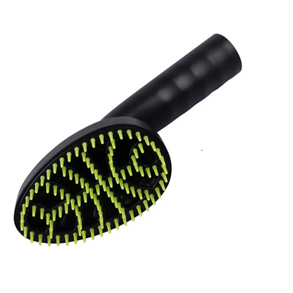 Pet Hair Brush Attachment For Vacuum Cleaner With Silicone Bristles And Ergonomic Handle