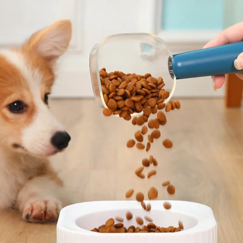 Measuring Spoon For Dry Food And Rice With Ergonomic Handle And Measuring Scale