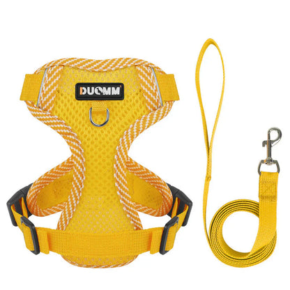 Reflective Dog Harness with Leash for Small Dogs