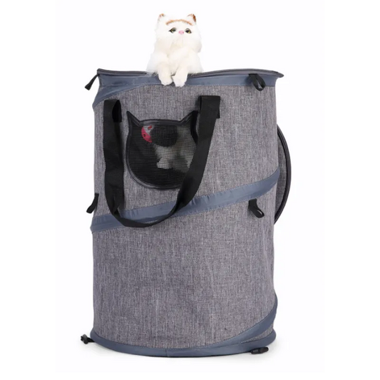 Foldable Pet Carrier Bag - Robust Transport Bag For Cats And Dogs