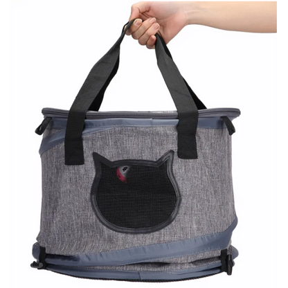 Foldable Pet Carrier Bag - Robust Transport Bag For Cats And Dogs