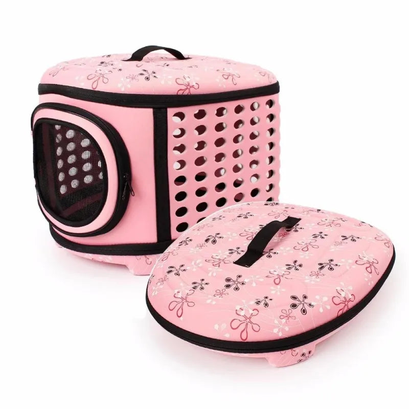 Compact Cat Carrier Bag With Ventilation - Perfect For Travel And Outings