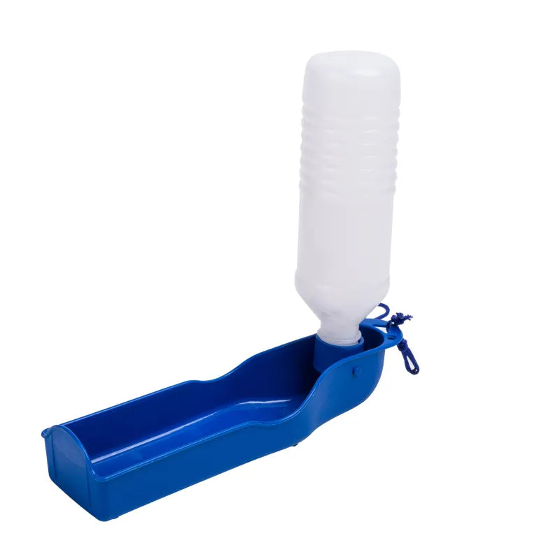 Portable Drinking Bottle For Dogs With Integrated Bowl - Ideal For On The Go