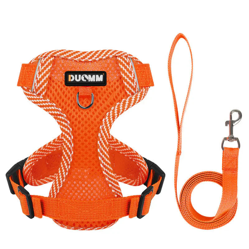 Reflective Dog Harness with Leash for Small Dogs