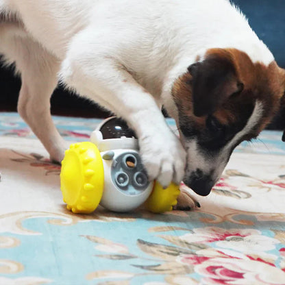 Interactive Feeding Toy With Wheels For Pets