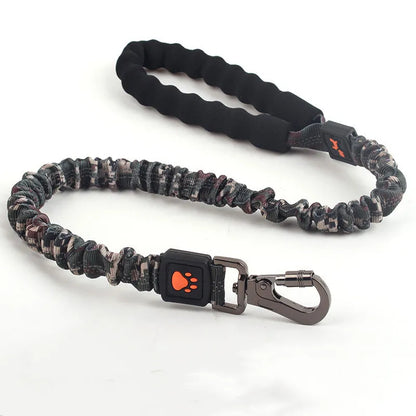 Elasticated Dog Lead With Shock Absorption - Adjustable Nylon Lead For Dogs