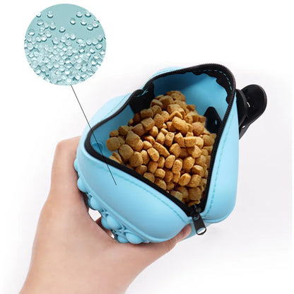 Pop-it Keychain With Zipper - Stress Reliever Toy And Storage Bag