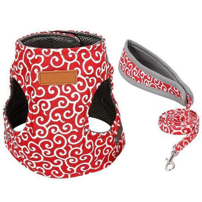 Breathable Cat Harness With Lead For Outdoor Walks