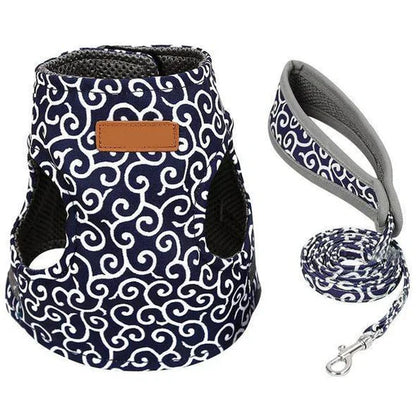 Breathable Cat Harness With Lead For Outdoor Walks
