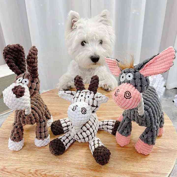 Chew Toy For Dogs - Funny Soft Toy With Rope For Fun And Games