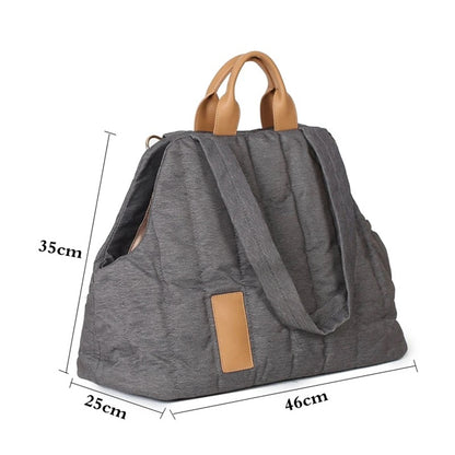 2-in-1 Luxury Dog Car Bag