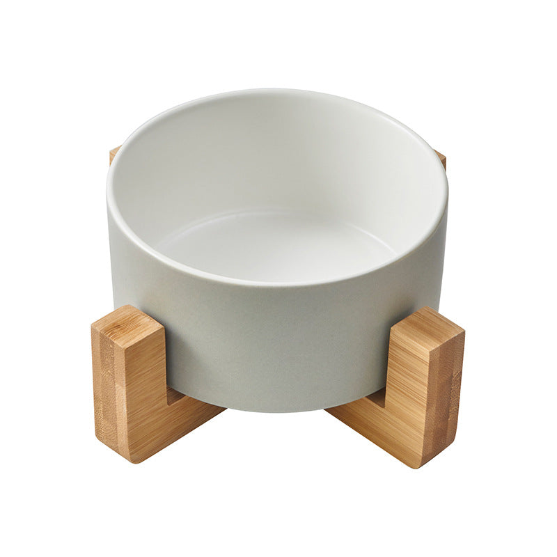 Elevated Elegance Ceramic Cat Bowl