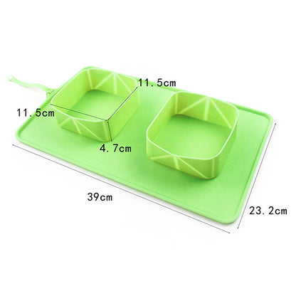 Portable Silicone Dog Bowl