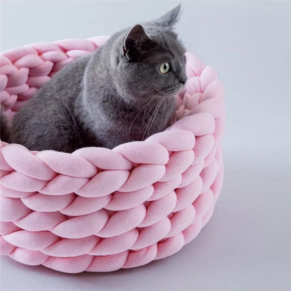 Hand-woven Cat Basket