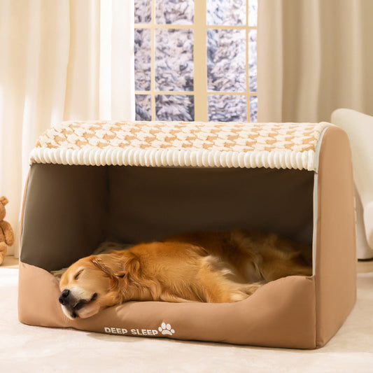 Cozy Plush Dog House