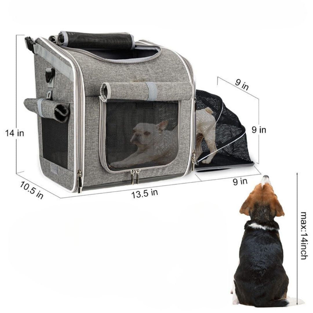 3-in-1 Dog Carrier Bag for Bicycles