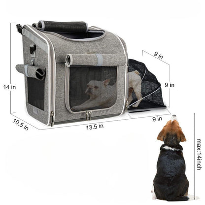 3-in-1 Dog Carrier Bag for Bicycles