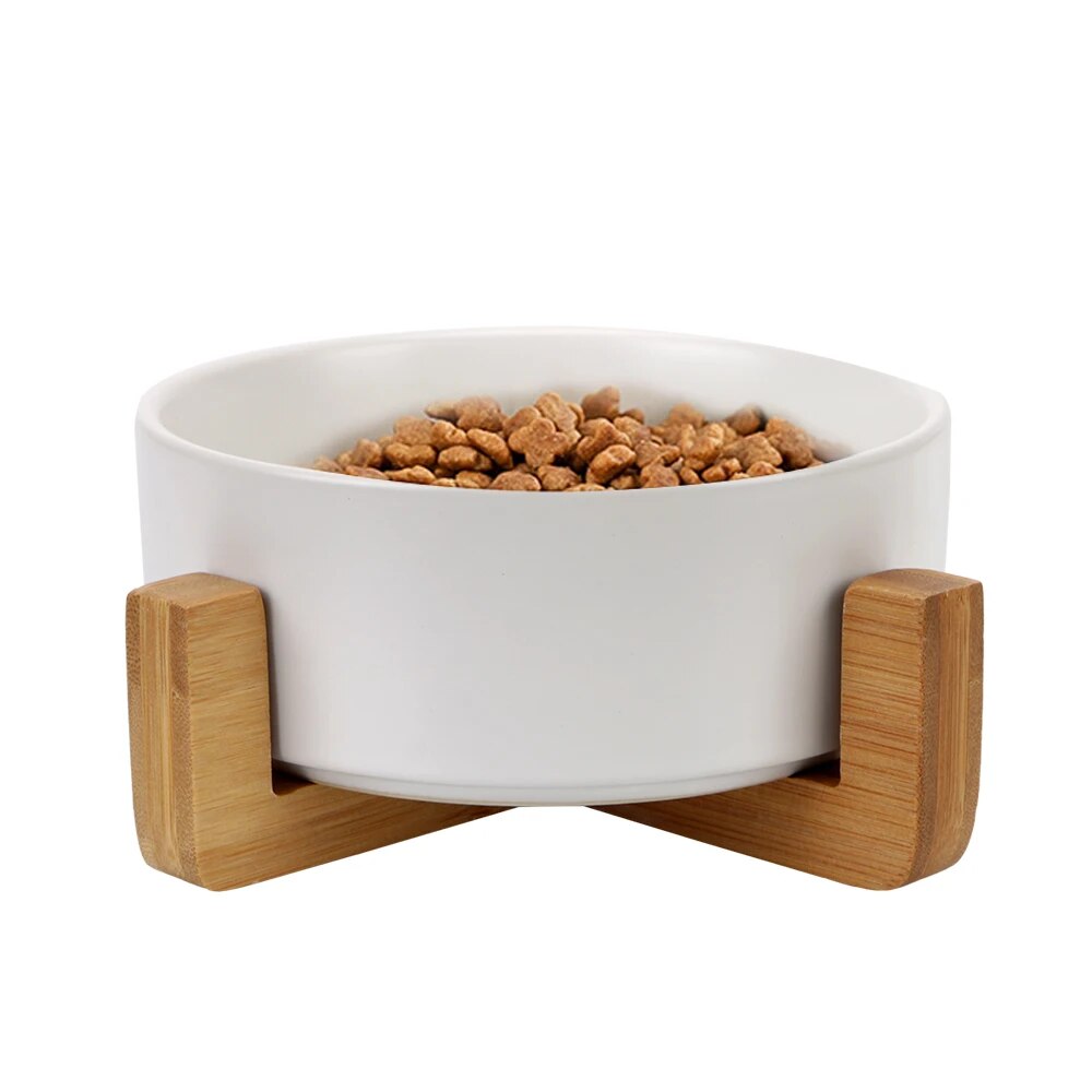 Elevated Elegance Ceramic Cat Bowl