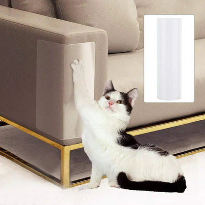 Self-Adhesive Cat Furniture Scratch Protector - Transparent