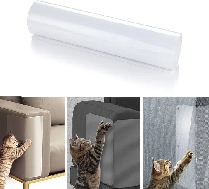 Self-Adhesive Cat Furniture Scratch Protector - Transparent