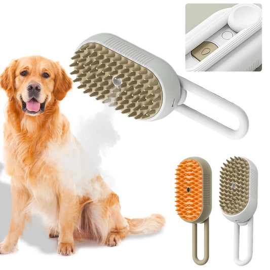 Dog Steam Grooming Brush 2.0