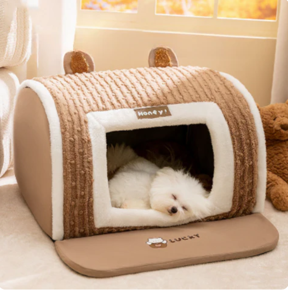 Cozy Pet House With Removable Mat