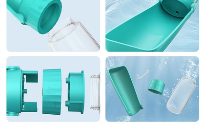 Portable Dog Water Bottle - Leak - Proof Travel Dispenser With Integrated Drinking Bowl