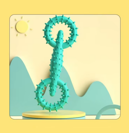 Bite Ring Dog Toy - Tooth Cleaning Chewing Pleasure