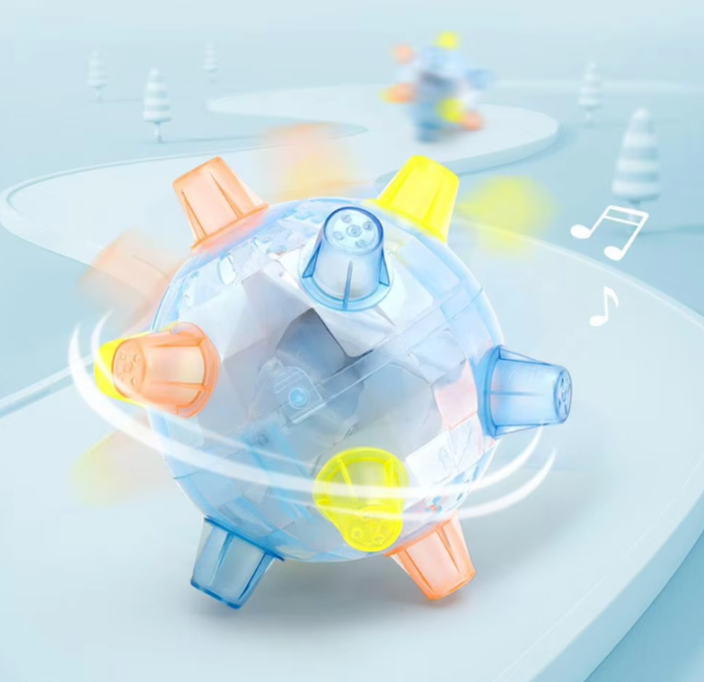 Flashing Play Ball for Pets with Light Effect and Sound Function