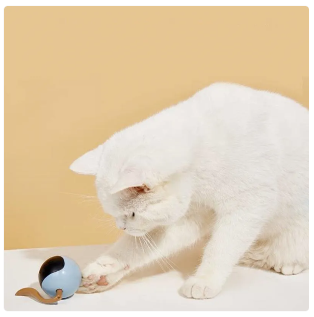Interactive Cat Toy With Led Lights - Spherical Toy For Cats