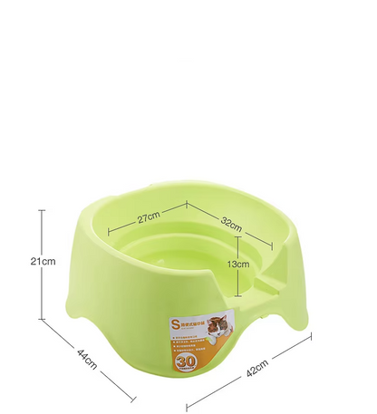 Cat Litter Tray With Scoop - Hygienic And Practical Cat Litter Tray Made Of Plastic