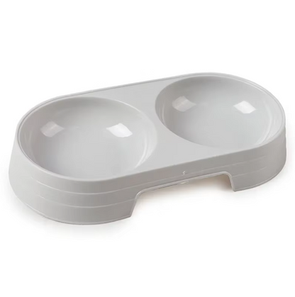 Double Plate Set For Dogs With Non - Slip Base