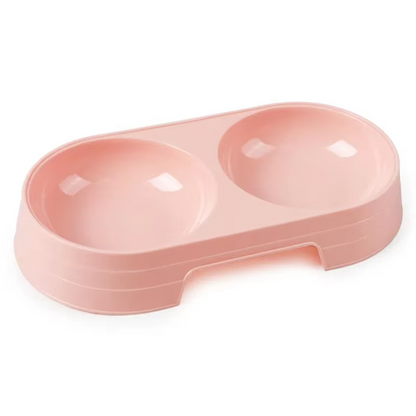 Double Plate Set For Dogs With Non - Slip Base