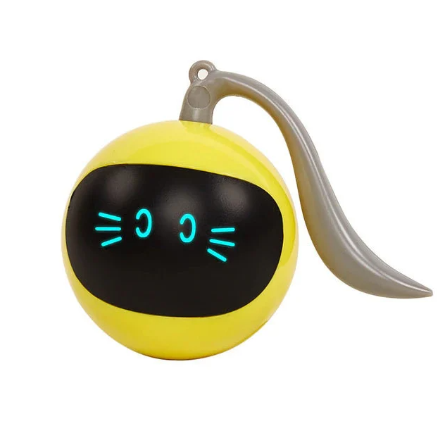 Interactive Cat Toy With Led Lights - Spherical Toy For Cats