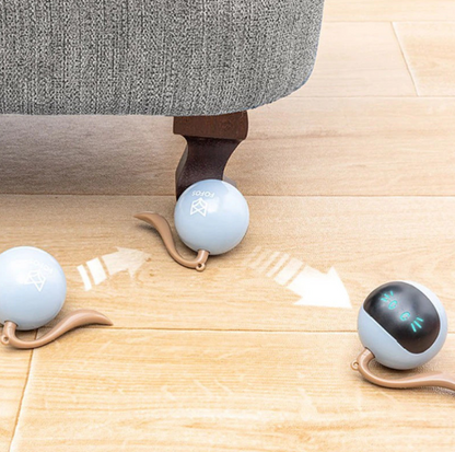 Interactive Cat Toy With Led Lights - Spherical Toy For Cats