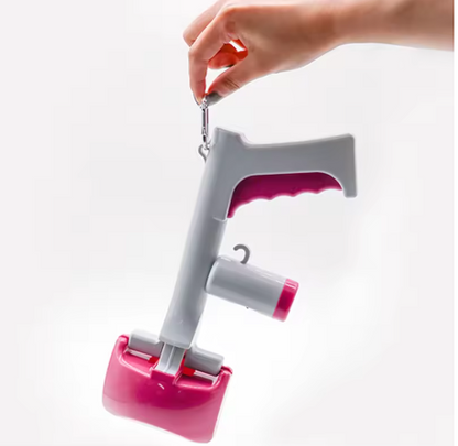 Hygienic Dog Waste Picker for on the Go with Bag Holder and One - Handed Operation