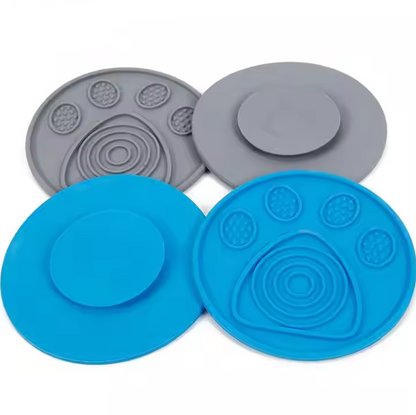 Silicone Treat Mat For Dogs - Non-Slip Wall Mat For The Dog Bath