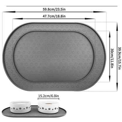 Dog Mat Set With Non - Slip Surface