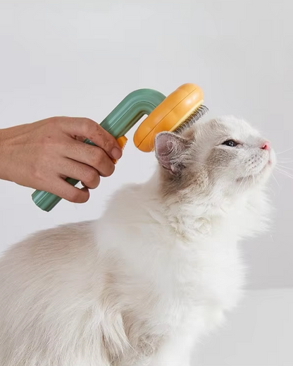 Cat Brush With Fur Remover - Gentle Care For Cat Hair