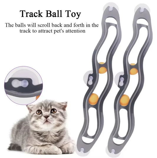 Window Ball Track - Exciting Cat Toy