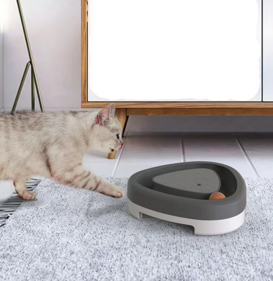 Interactive Cat Toy With Ball - Scratching Board And Play Track For Active Cats