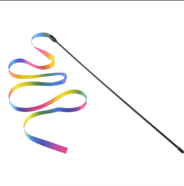 Rainbow Play Rod - Active Cat Toy