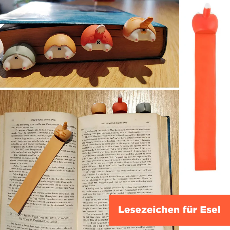 Cute Animal Bum Bookmark