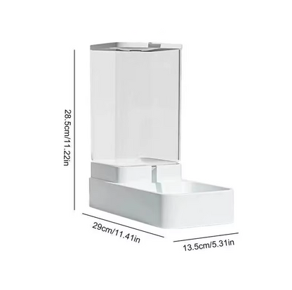 Automatic Pet Feeder And Water Dispenser Set