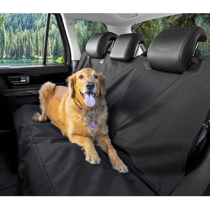 Waterproof Car Seat Cover For Dogs - Non - Slip Rear Seat Cover With Side Protection